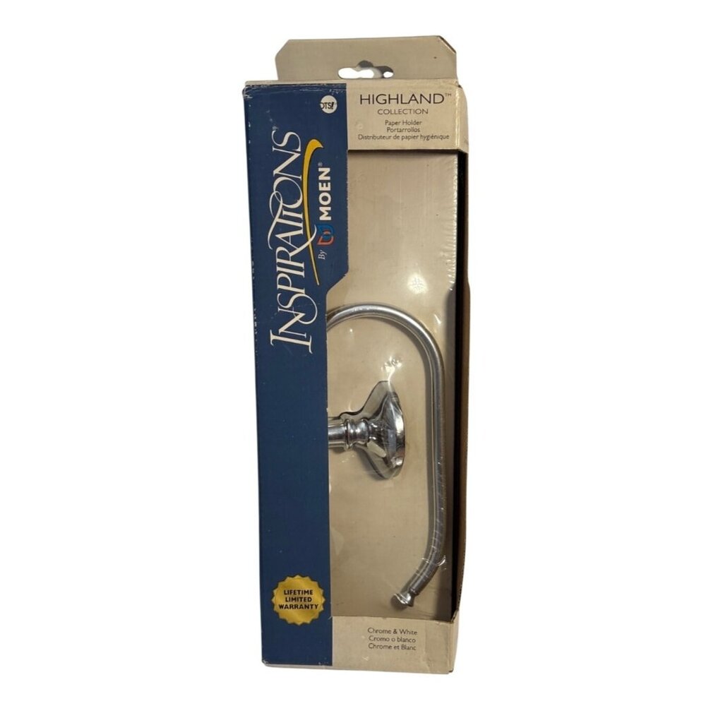 Moen Inspirations Paper Holder Chrome Highland Collection
